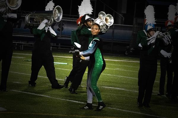 Arundel High School Marching Band Performing